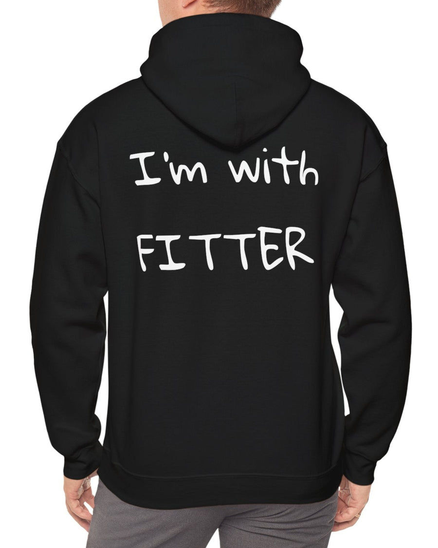 I’m With Fitter pipefitter humor hoodie