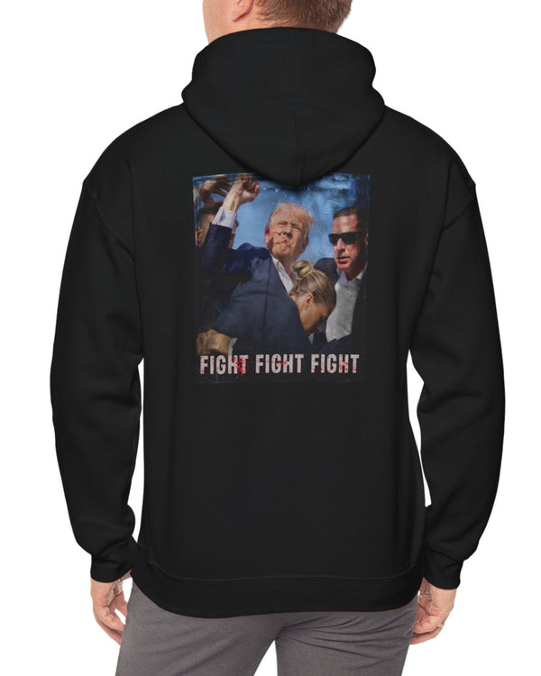 "Fight Fight Fight" for Freedom Trump 2024 Hooded Sweatshirt